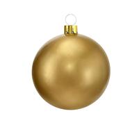 Well home bola de navidad inflable dorada de 4,5cm