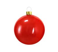 Well home bola de navidad inflable roja de 4,5cm