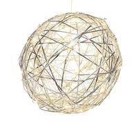 Well Home Bola Navideña Luminosa con 40 Luces LED en blanco cálido Ø25cm