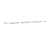 Well home cadena de luces solares recargables de 480 luces led blanco cálido con control remoto 19 cm