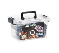 Well home cadena de luz led solar multicolor con 400 leds y panel solar policristalino