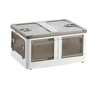 Well Home Caja de almacenamiento plegable multifuncional en color Blanco de 116L