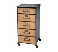 Well home - cajonera para almacenar archivos con una decoración retro