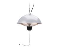 Well home calefactor de patio modelo colgante revestimiento plata 18 cm