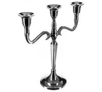 WELL HOME - Candelabro de metal moderno con 3 brazos 22,5x9,1x26,5cm