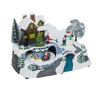 Well home - casa de luces de pueblo navideño 23.8 cm