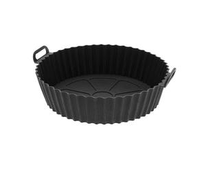Well Home Cesta de silicona para Airfryer de Ø20,5cm, ideal para cocinar alimentos de forma saludable
