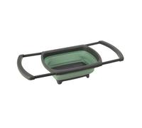 Well home cesta lavavajillas plegable en color verde y gris