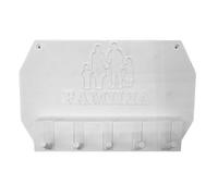 WELL HOME MOBILIARIO & DECORACIÓN Colgador de llaves de pared Familia color Blanco
