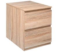 Well Home - Cómoda de 2 cajones Beige 50x38x48