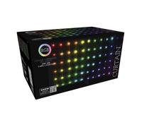 Well home conjunto de luces de cortina con 240 luces led rgb con control remoto de 40 cuerdas 10 cm