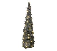 Well Home Cono Navideño artificial con 40 Luces micro LED H. 80cm