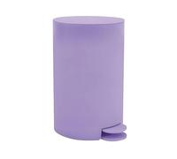 Well home cubo de basura con pedal de baño osaki 3l, color lavanda mate