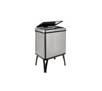 WELL HOME MOBILIARIO & DECORACIÓN - Cubo de basura inteligente, 30 L, apertura automática CON SENSOR o contacto manual, 43x35,5x26 cm, metalizado