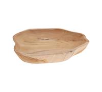 Well Home Cuenco de madera de raíz de teca 30x30x4cm
