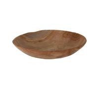 Well Home Cuenco redondo de madera de teca 40x9cm
