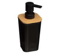 Well Home - Dispensador de jabón Negro 'Natureo' 200ml Diseño Moderno