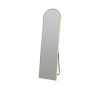 Well Home Espejo de Pie Decorativo en Forma de Arco en Color Dorado 40x2,5x150cm