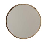 Well Home Espejo Decorativo Circular Sencillo Madera