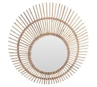Well Home Espejo Redondo de Ratan Ø90cm
