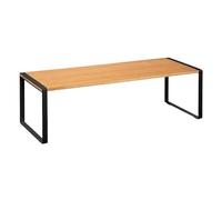 Well Home - Estante Flotante de Madera en Color Negro 50,5x18x15cm