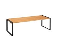 Well home - estante flotante de madera en color negro 50,5x18x15cm 15 cm