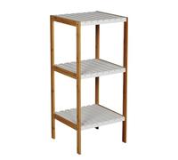 Well Home Estantería de Bambú de 3 estantes 34x33x78cm