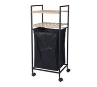 Well home estantería de baño 2 estantes y bolsa de lavandería 32.5 cm