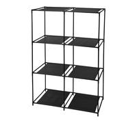 Well Home Estantería modular de 6 compartimentos Organizador de tela y hierro Tamaño: 59,5x30x88cm