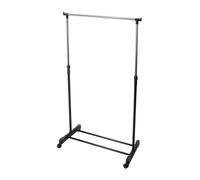Well home - estanteria perchero con ruedas acero inoxidable h.90-160cm