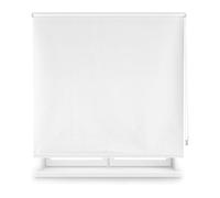 Well home estor enrollable opaco liso - blanco roto, 120 x 250cm (ancho x largo)/tamaño de la tela 117 x 245cm