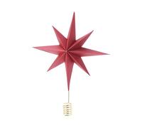 Well home estrella de papel para árbol de navidad (30 cm) 8 cm