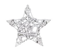 Well home estrella navideña luminosa con 15 leds blancas cálidas 40x40x10cm 40 cm