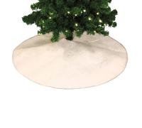 Well Home - Faldón para Árbol de Navidad de Efecto Nieve Color Blanco Ø100cm