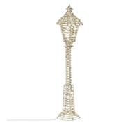 Well Home Farolillo Luminoso de marco dorado 34x34x150cm