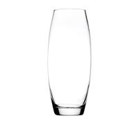 Well home - florero de vidrio transparente curvo ø11x26cm - accesorio para decoración del hogar 27 cm