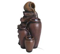 WELL HOME - Fuente de diseño Anfora con luces LED 23x21x41cm