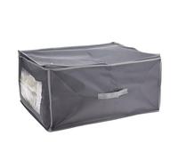 Well Home Funda protectora para manta no tejida de 80g/m2, 50x38xH20cm Gris oscuro