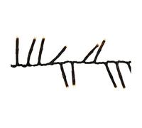 Well Home Guirnalda Clúster con 600 Luces LED Blanco cálido con Temporizador - 69 Metros