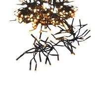 Well Home Guirnalda Clúster de 3000 Luces LED Blanco cálido con controlador 8 funciones - 21,8 metros