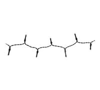 Well Home Guirnalda con 192 Luces LED Multicolor con Controlador de 8 Funciones