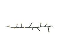 Well Home Guirnalda Iluminación navideña con 400 LED Blanco Cálido - 8 Metros