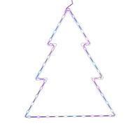 Well Home Iluminación Navideña Árbol con 41 Luces LED RGB con Controlador 48x0,6x60cm