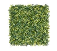 Well Home Jardín Vertical Artificial, Panel de Seto 100x100cm, para decoración Interior y Exterior - De Hojas Verdes diseño Moderno