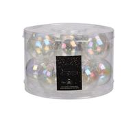 Well Home Juego de 12 Bolas de Navidad Color Iridiscente Ø5cm - Brillantes y Mate