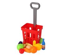 Well Home Juego de 15 Piezas con Carrito y comida de juguete