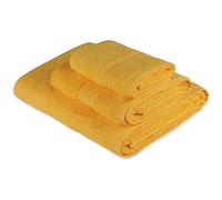 Well Home Juego de Toallas (3 Piezas) Amarillo Oscuro