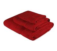 Well Home Juego de Toallas (3 Piezas) Rojo