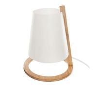 Well home - lámpara de bambú + pantalla de plástico 27 cm