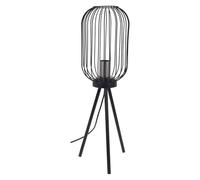 WELL HOME - Lámpara de pie en metal color negro Ø60x175cm